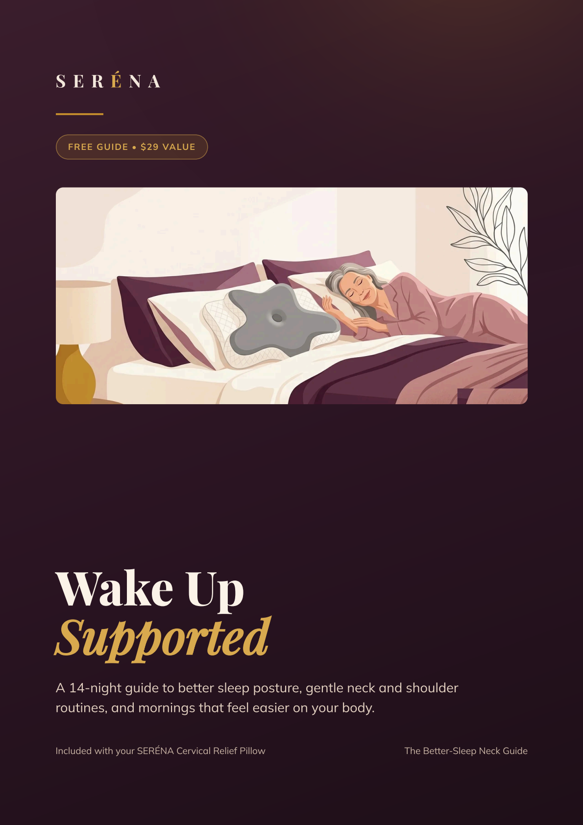 Wake Up Supported: The SERÉNA Better-Sleep Neck Guide (eBook)