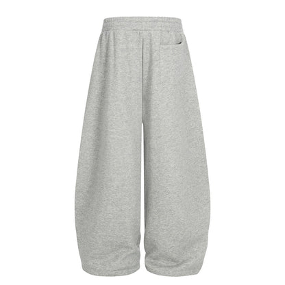 Velvet curved knife sweatpants