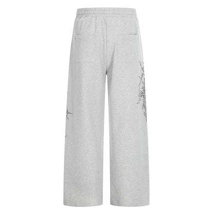 Loose straight leg sweatpants