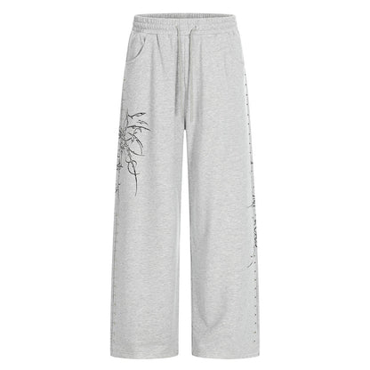 Loose straight leg sweatpants