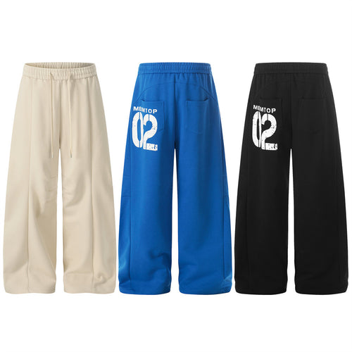 Wide leg sweatpants